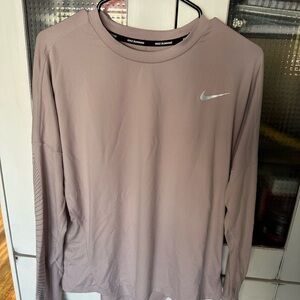 Nike Men's Long Sleeve Shirt - Light Brown